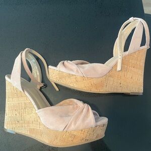 BP Women's Blush Sandal Wedges Size 9